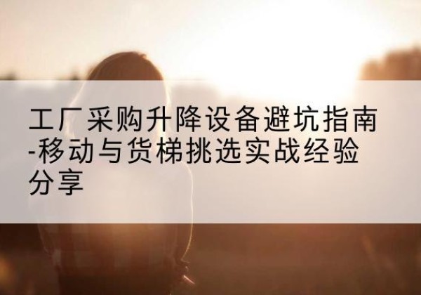 兴业移动式升降机怎么选-工厂采购升降设备避坑指南-移动与货梯挑选实战经验分享